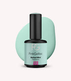 Pink Gellac Melted Mint gel nail polish bottle.