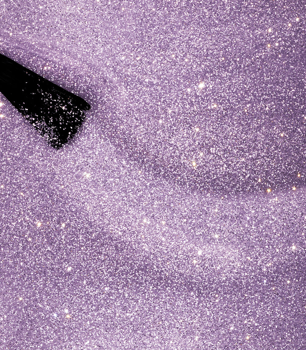Close-up of Pink Gellac 485 Twinkleplum Lilac gel polish texture.