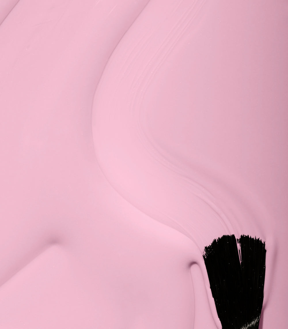 Close-up of Pink Gellac 486 Sugarcloud Pink gel polish texture.