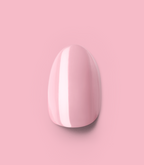 Close-up of a Pink Gellac 486 Sugarcloud Pink press-on nail in soft pink.
