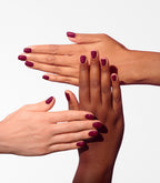 Manicured nails painted with Pink Gellac 491 Cherry Carat gel polish.