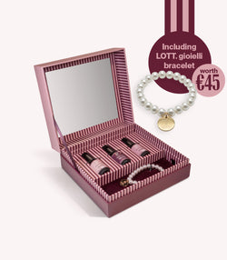 Pink Gellac Pretty Pearlesque Gel Polish Set contents.