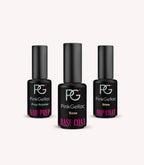 Three Pink Gellac gel polish bottles from the Pretty Pearlesque set.
