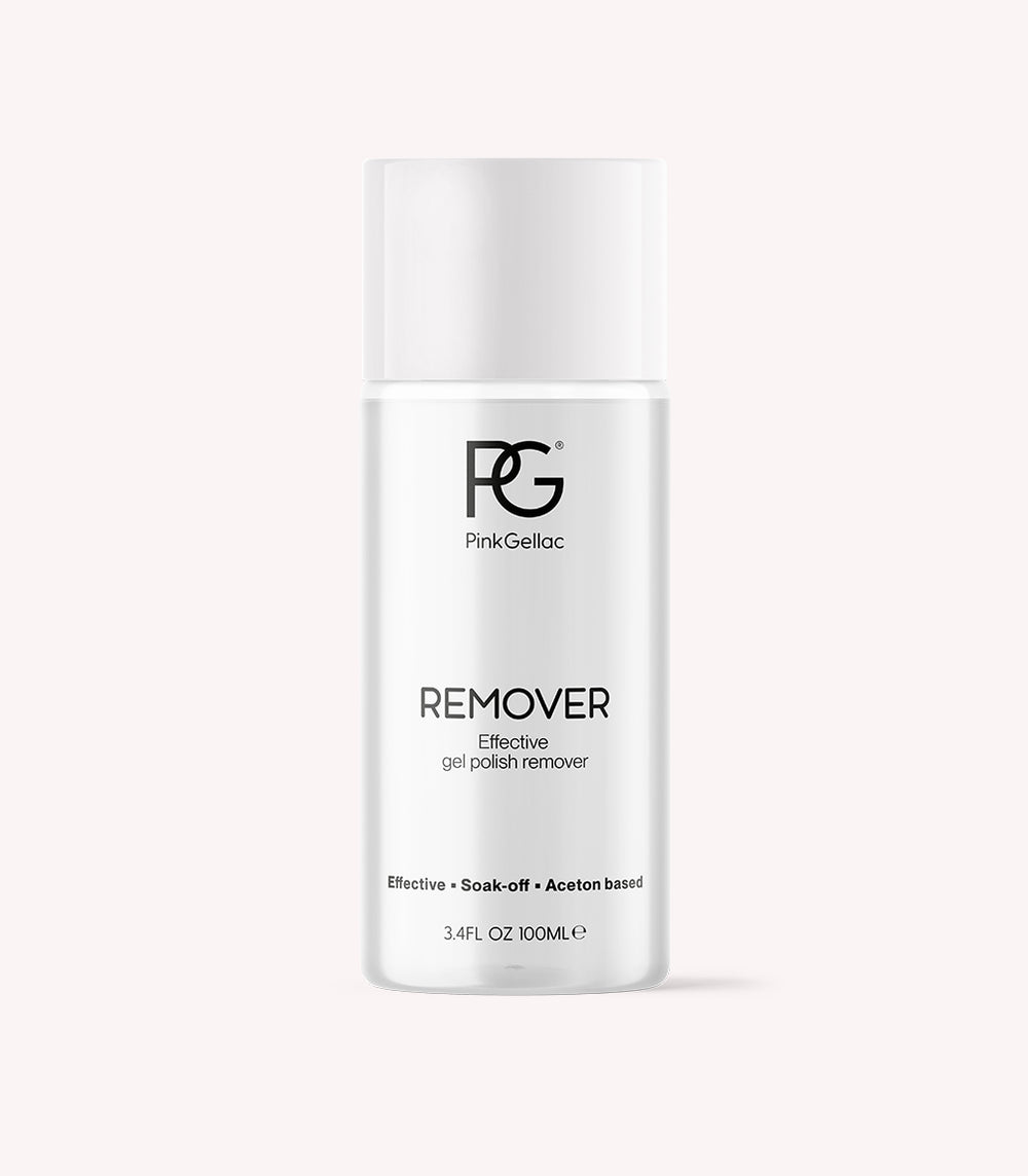 Pink Gellac Remover bottle from the Remover Set.