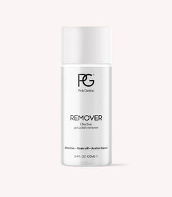 Pink Gellac Remover bottle.