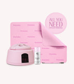 Pink Gellac steam gel remover bundle with the pink steam device and accessories.