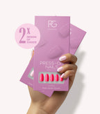Pink Gellac set of 2 press-on nails.