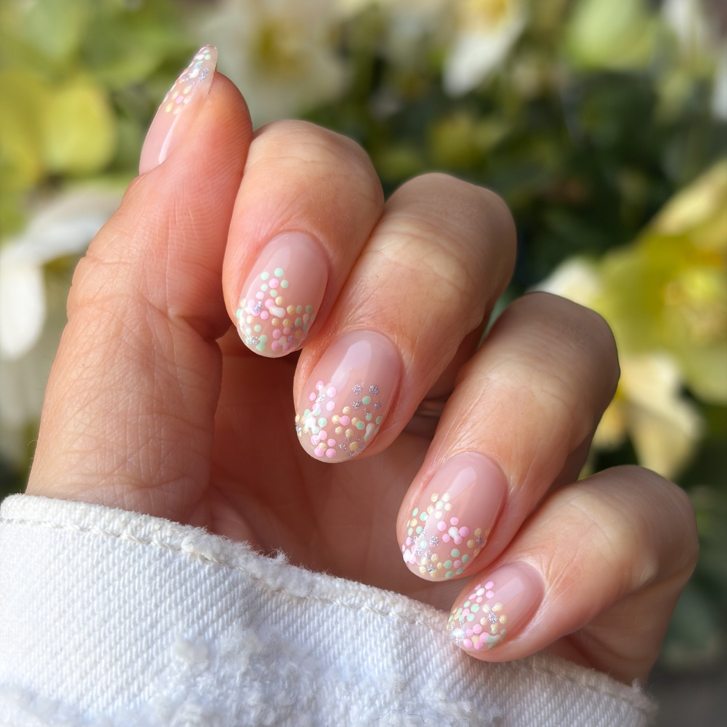 Swatches of the shades in the Pink Gellac Pastelverse Mini Set.