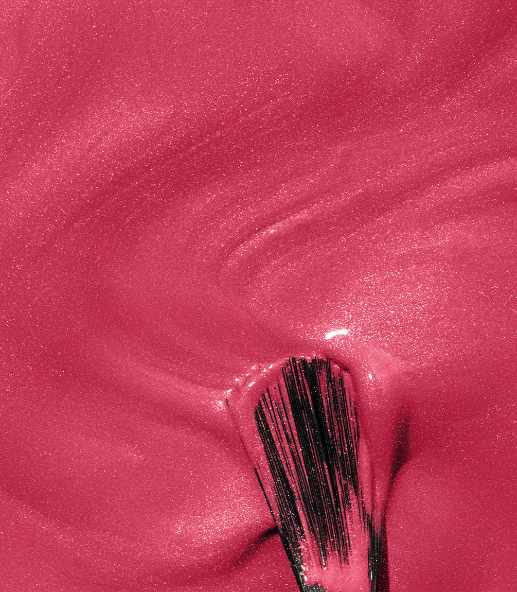 Close-up of Pink Gellac 182 Dynamic Pink gel polish texture.