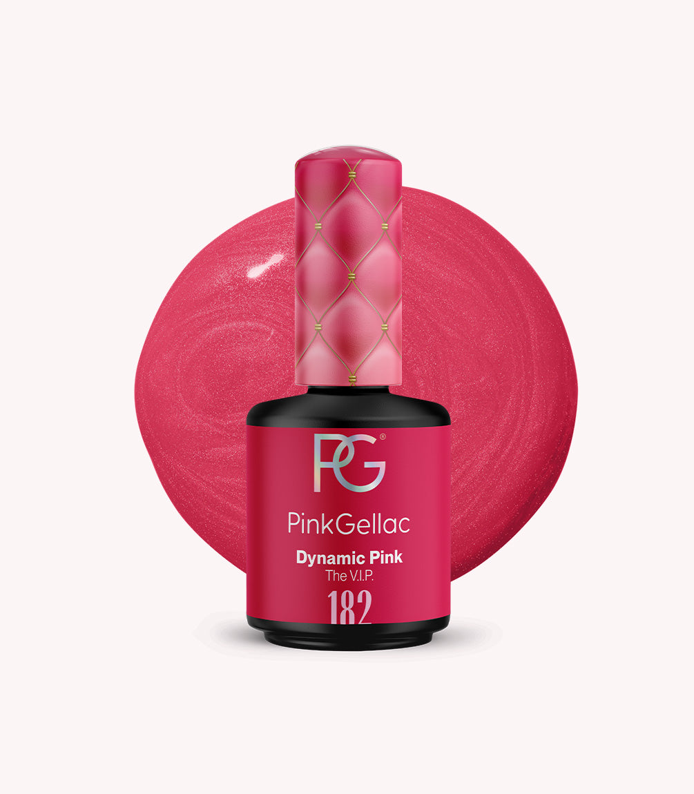 Pink 2 Dynamic 182 Dynamic Pink - Pink Gel Polish - Pink Gellac