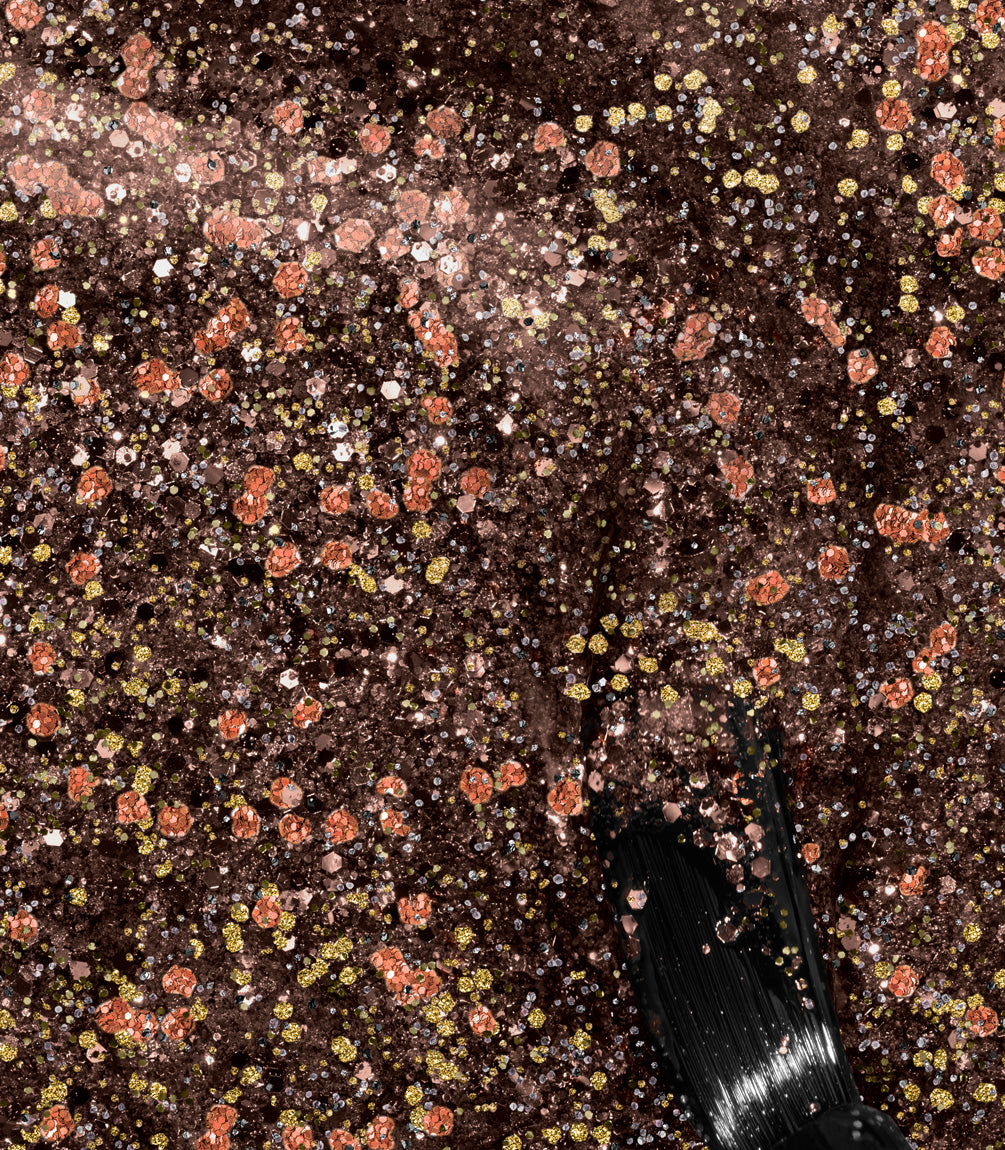 Close-up of Pink Gellac 422 Espresso Bean gel polish texture.