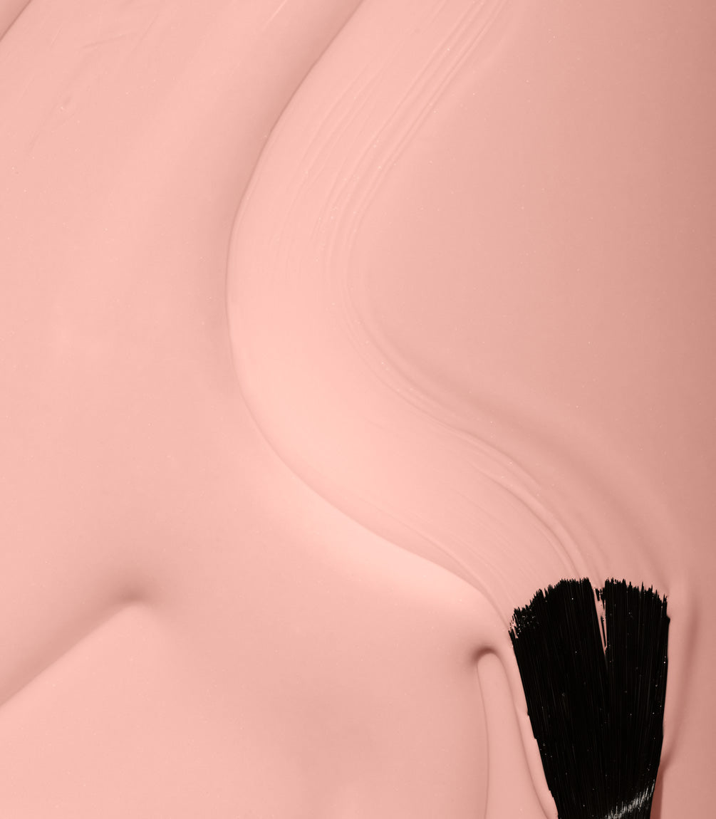 Close-up of Pink Gellac Rubber Base Cover Soft Nude texture.