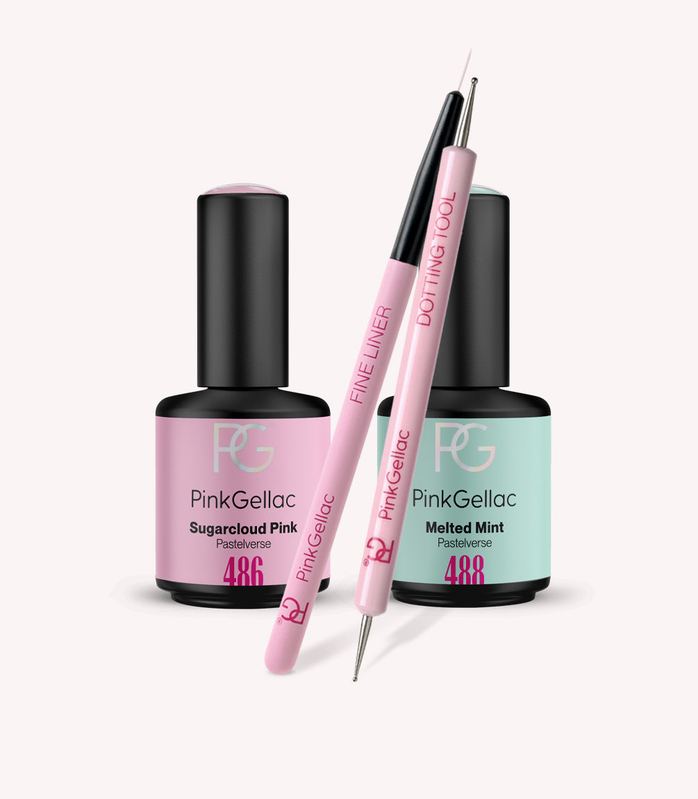 Pink Gellac Sweet Spring Art Set.