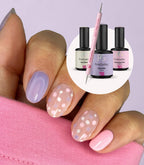 Pink Gellac Spring Ready Set contents.