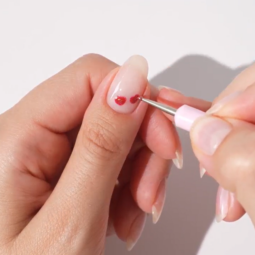 Step 3: Add Cat Eye on the dots