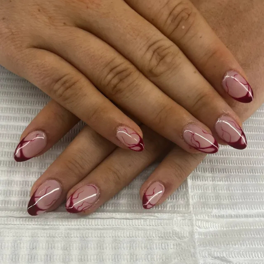 Bloody Tip Nails