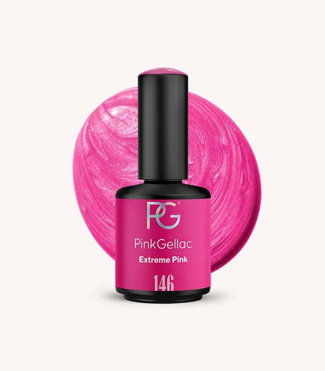 146 Extreme Pink - Pink Gel Polish - Pink Gellac