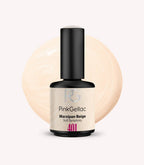 Pink Gellac 401 Marzipan Beige gel nail polish bottle.