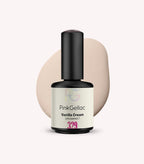 Pink Gellac 329 Vanilla Cream gel nail polish bottle.