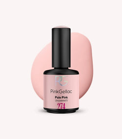 Pink Gellac 274 Pale Pink gel nail polish bottle.