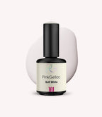 Pink Gellac 101 Soft White gel nail polish bottle.