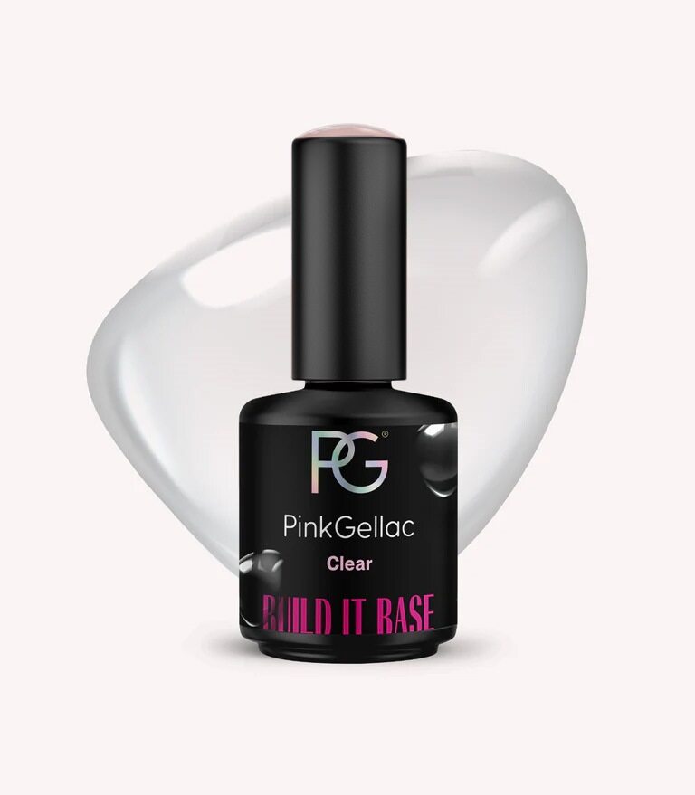 Pink Gellac Build it Base bottle.