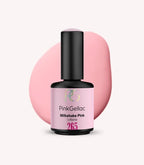 Pink Gellac 265 Milkshake Pink gel nail polish bottle.