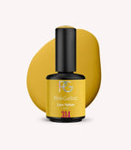 Pink Gellac 314 Lion Yellow gel nail polish bottle.