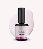 Pink Gellac Build it Base Silky White bottle.