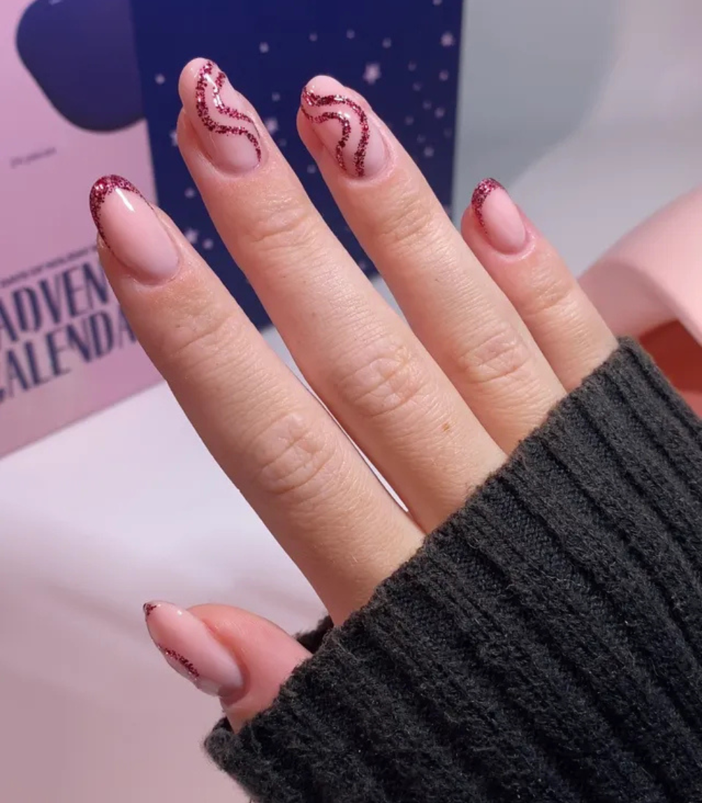 Striper Gel Confetti Pink