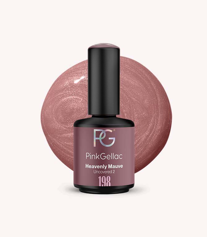 198 Heavenly Mauve - Mauve Gel Polish - Pink Gellac