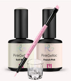 Pink Gellac French Manicure Upgrade contents.