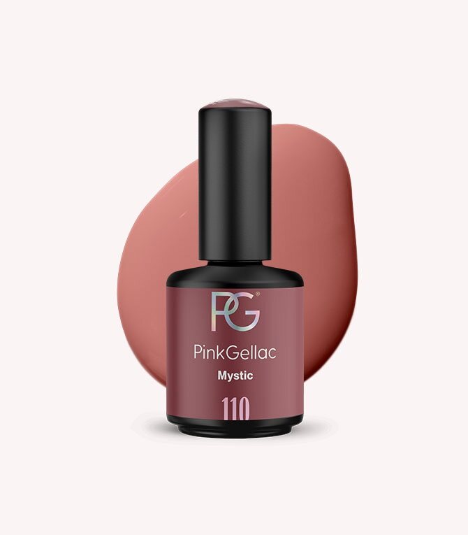110 Mystic - Brown Purple Gel Polish - Pink Gellac