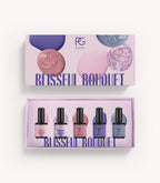 Pink Gellac Blissful Bouquet gel polish collection set presented in its gift box.