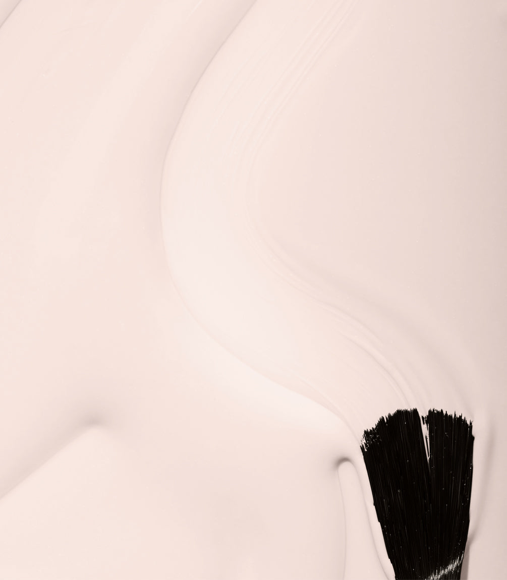Close-up of Pink Gellac 296 Laced Cream gel polish texture.