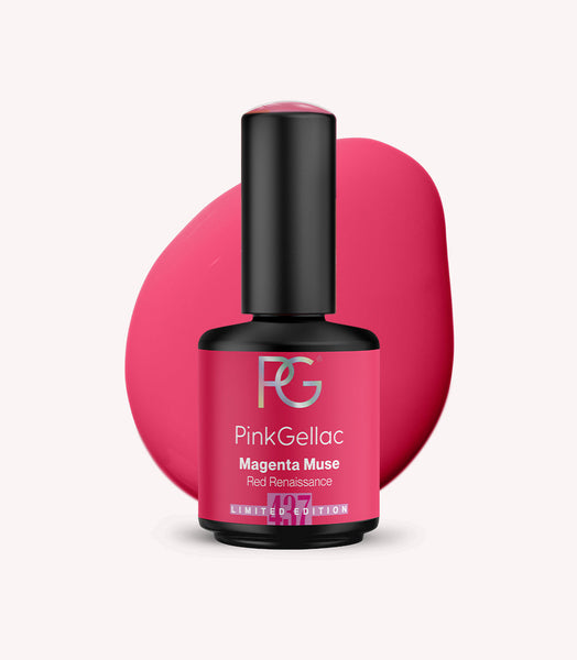437 Magenta Muse - Pinky Red Gel Polish - Pink Gellac