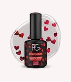 Pink Gellac 440 Cupid's Glitter gel nail polish bottle.