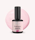 Pink Gellac 442 Aurora Pink gel nail polish bottle.