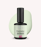 Pink Gellac 443 Soft Pistachio gel nail polish bottle.