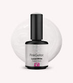Pink Gellac 450 Laced White gel nail polish bottle.