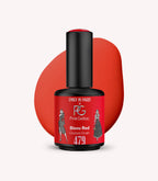 Pink Gellac 479 Bisou Red gel nail polish bottle.