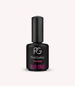 Pink Gellac Peel Base bottle.