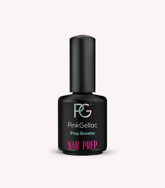 Pink Gellac Nail Prep prep booster bottle.