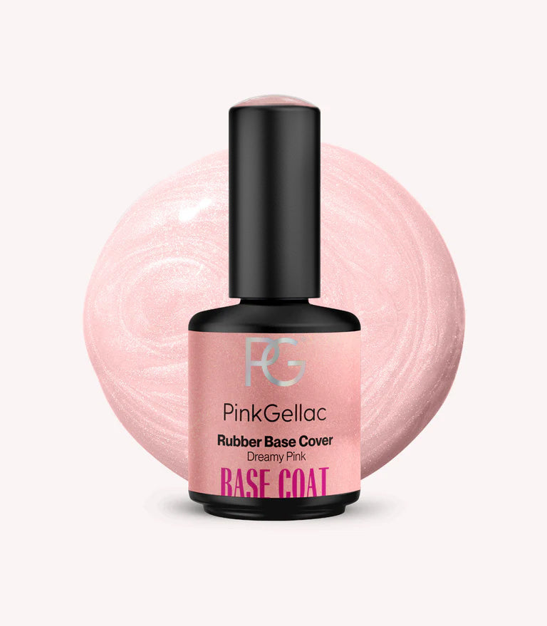 Pink Gellac Rubber Base Cover Dreamy Pink bottle.