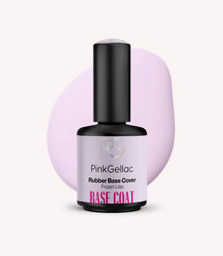 Pink Gellac Rubber Base Cover Frozen Lilac bottle.