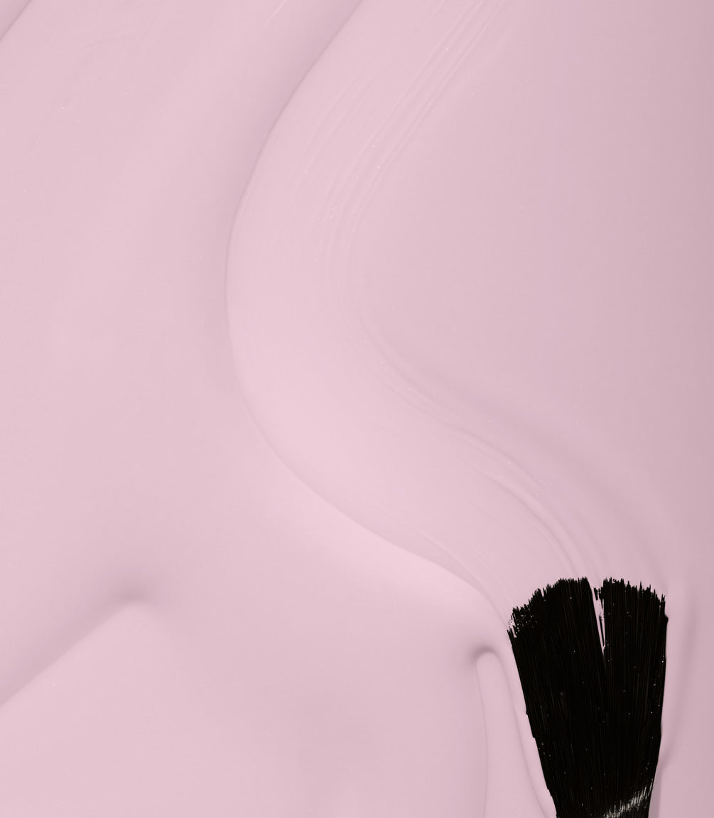Close-up of Pink Gellac Rubber Base Cover Frosted Pink texture.