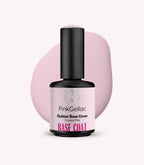 Pink Gellac Rubber Base Cover Frosted Pink bottle.