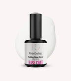 Pink Gellac Rubber Base Cover Milky White bottle.