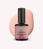 Pink Gellac Rubber Base Cover Soft Nude bottle.