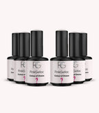 Pink Gellac set of 6 gel polish colours.